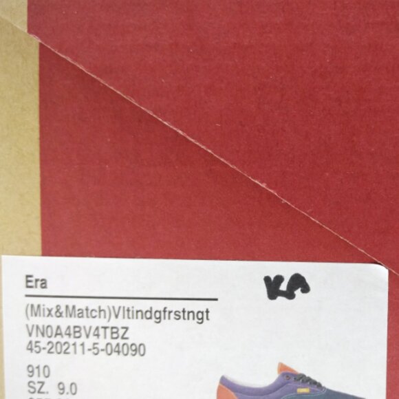 Vans Era Mix & Match Canvas Sneakers Multicolor Unisex Low Top - NIB - Picture 5 of 5
